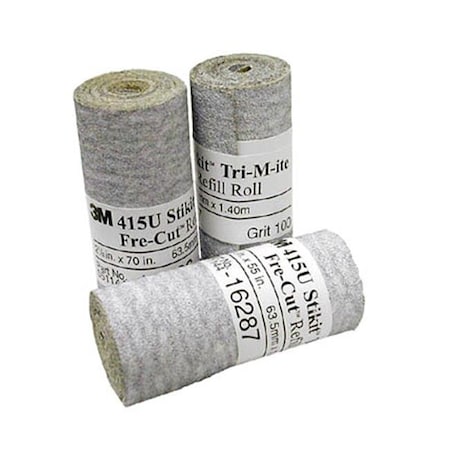 Hd 3M212 100A Stikit Tri-M-Ite 2.5 in. Roll 100 Grit; 55 in. Roll 3M212 100A
